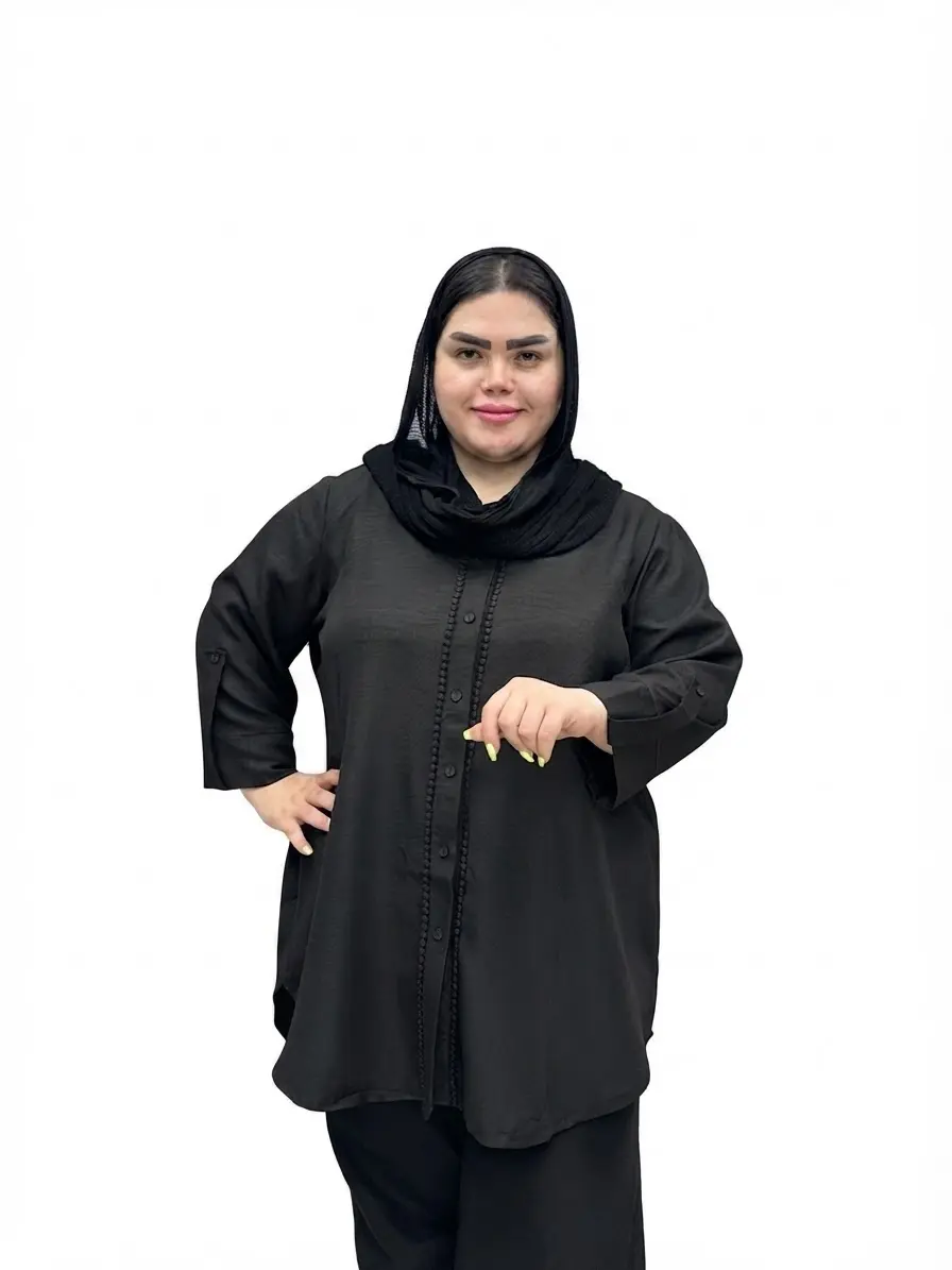 شومیز سایز بزرگ زنانه دونه عدسی